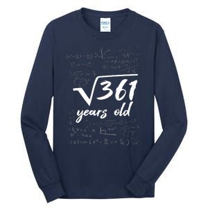 19 Year Old Birthday Math Geek Tall Long Sleeve T-Shirt