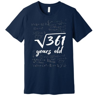 19 Year Old Birthday Math Geek Premium T-Shirt