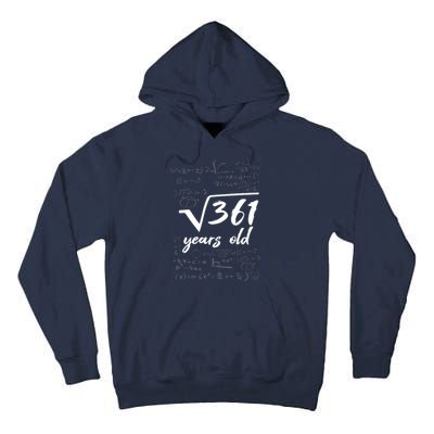 19 Year Old Birthday Math Geek Tall Hoodie