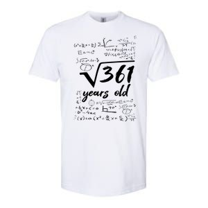 19 Year Old Birthday Math Geek Softstyle CVC T-Shirt