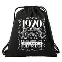 1920 Rare Limited Edition Legend 100th Birthday Drawstring Bag