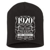 1920 Rare Limited Edition Legend 100th Birthday Short Acrylic Beanie