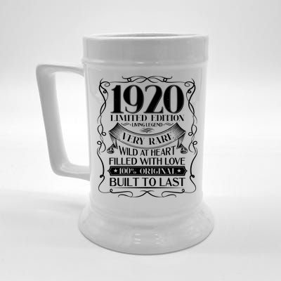 1920 Rare Limited Edition Legend 100th Birthday Beer Stein