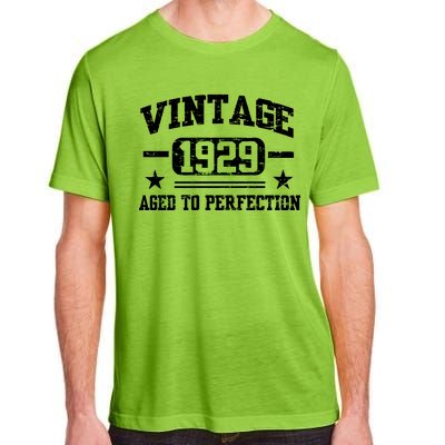 1929 Vintage Aged To Perfection Birthday Gift Adult ChromaSoft Performance T-Shirt