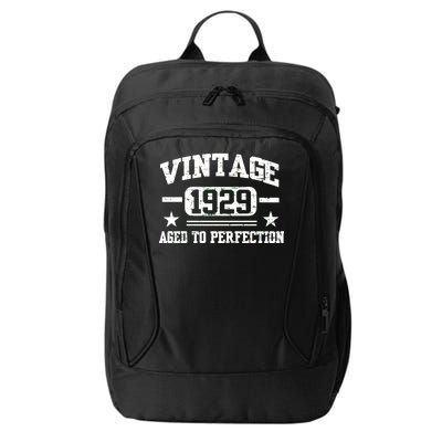 1929 Vintage Aged To Perfection Birthday Gift City Backpack