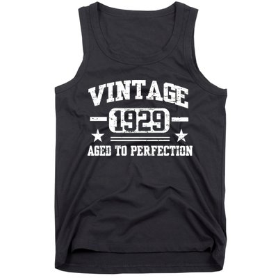 1929 Vintage Aged To Perfection Birthday Gift Tank Top