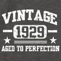 1929 Vintage Aged To Perfection Birthday Gift Vector Backpack