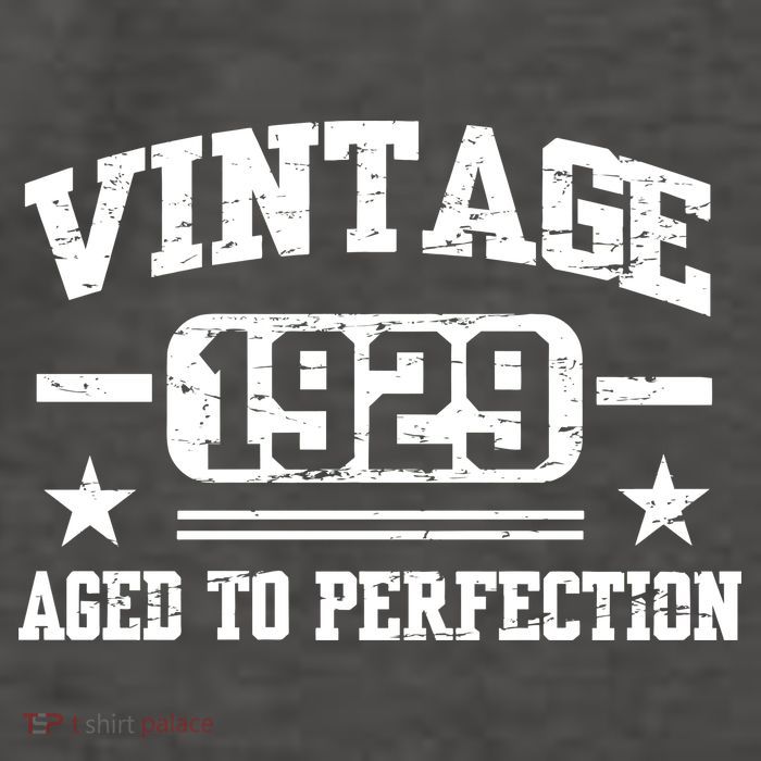 1929 Vintage Aged To Perfection Birthday Gift Vector Backpack