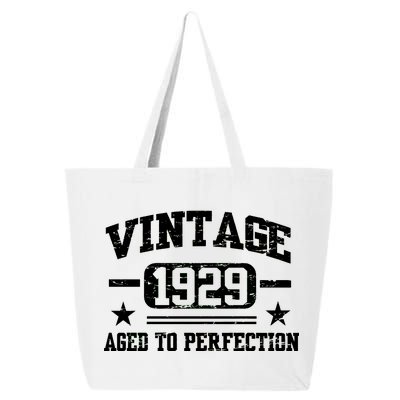 1929 Vintage Aged To Perfection Birthday Gift 25L Jumbo Tote