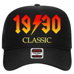 1930 Classic Rock 90th Birthday High Crown Mesh Back Trucker Hat