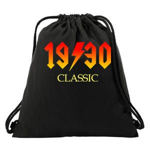 1930 Classic Rock 90th Birthday Drawstring Bag