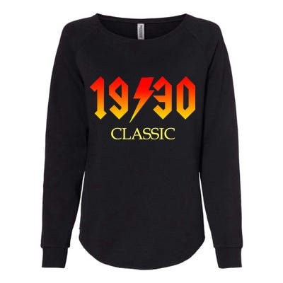 1930 Classic Rock 90th Birthday Womens California Wash Sweatshirt