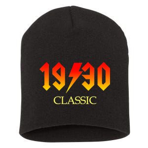 1930 Classic Rock 90th Birthday Short Acrylic Beanie