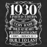 1930 Rare Limited Edition Legend 90th Birthday 7 Panel Mesh Trucker Snapback Hat
