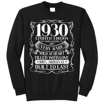 1930 Rare Limited Edition Legend 90th Birthday Sweatshirt