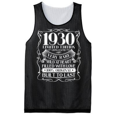 1930 Rare Limited Edition Legend 90th Birthday Mesh Reversible Basketball Jersey Tank