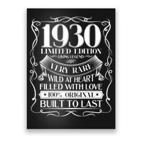 1930 Rare Limited Edition Legend 90th Birthday Poster