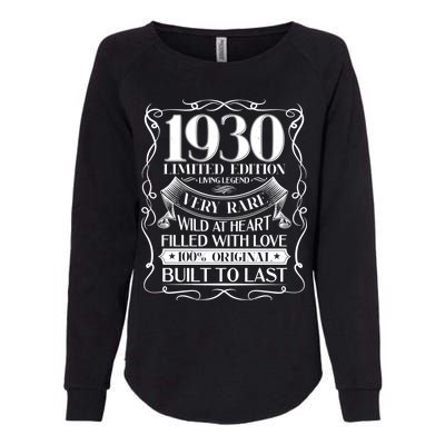 1930 Rare Limited Edition Legend 90th Birthday Womens California Wash Sweatshirt