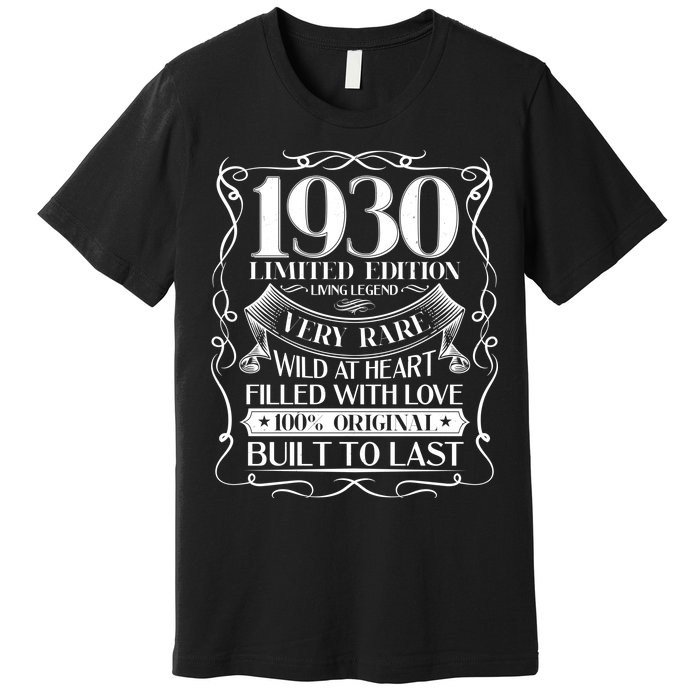 1930 Rare Limited Edition Legend 90th Birthday Premium T-Shirt