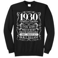 1930 Rare Limited Edition Legend 90th Birthday Tall Sweatshirt