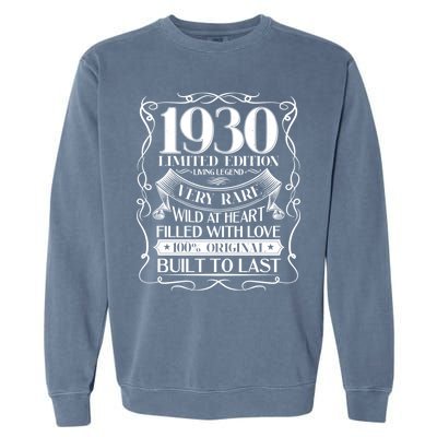 1930 Rare Limited Edition Legend 90th Birthday Garment-Dyed Sweatshirt