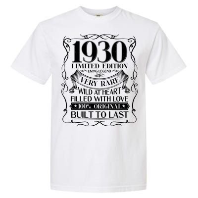 1930 Rare Limited Edition Legend 90th Birthday Garment-Dyed Heavyweight T-Shirt