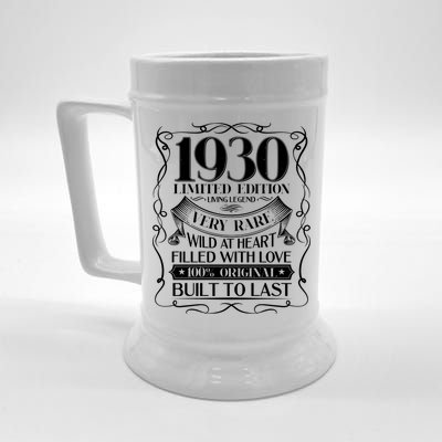 1930 Rare Limited Edition Legend 90th Birthday Beer Stein