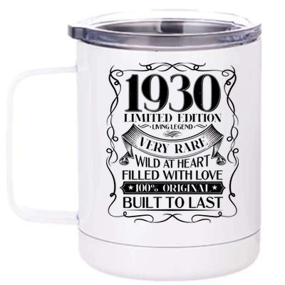 1930 Rare Limited Edition Legend 90th Birthday 12 oz Stainless Steel Tumbler Cup