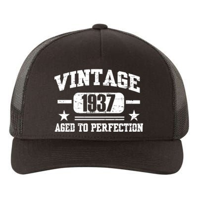 1937 Vintage Aged To Perfection Birthday Gift Yupoong Adult 5-Panel Trucker Hat