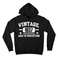 1937 Vintage Aged To Perfection Birthday Gift Hoodie