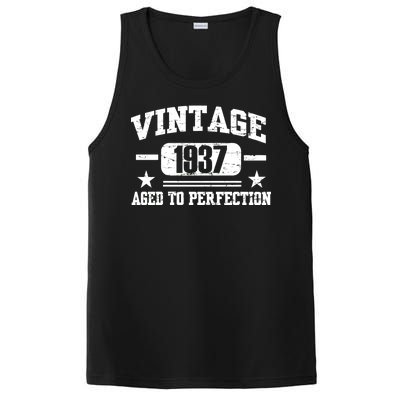 1937 Vintage Aged To Perfection Birthday Gift PosiCharge Competitor Tank