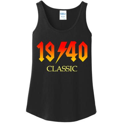 1940 Classic Rock 80th Birthday Ladies Essential Tank