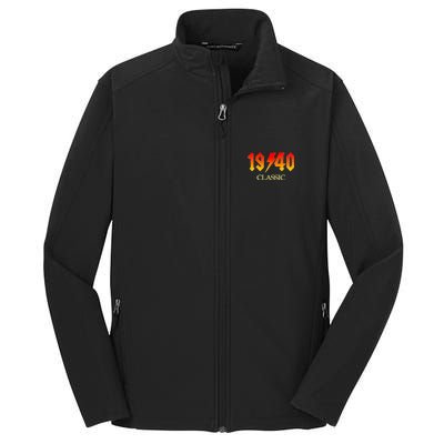 1940 Classic Rock 80th Birthday Core Soft Shell Jacket