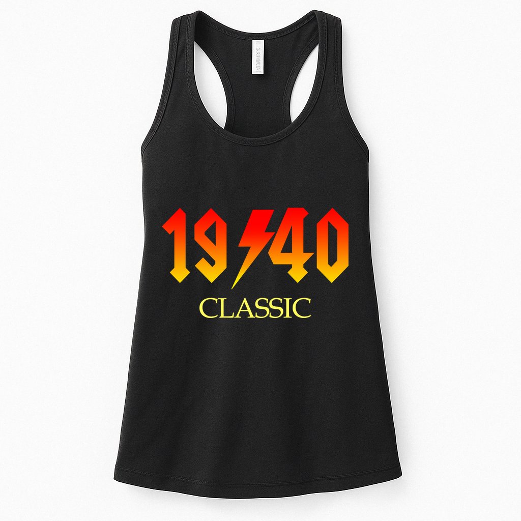 1940 Classic Rock 80th Birthday Womens Tank Top