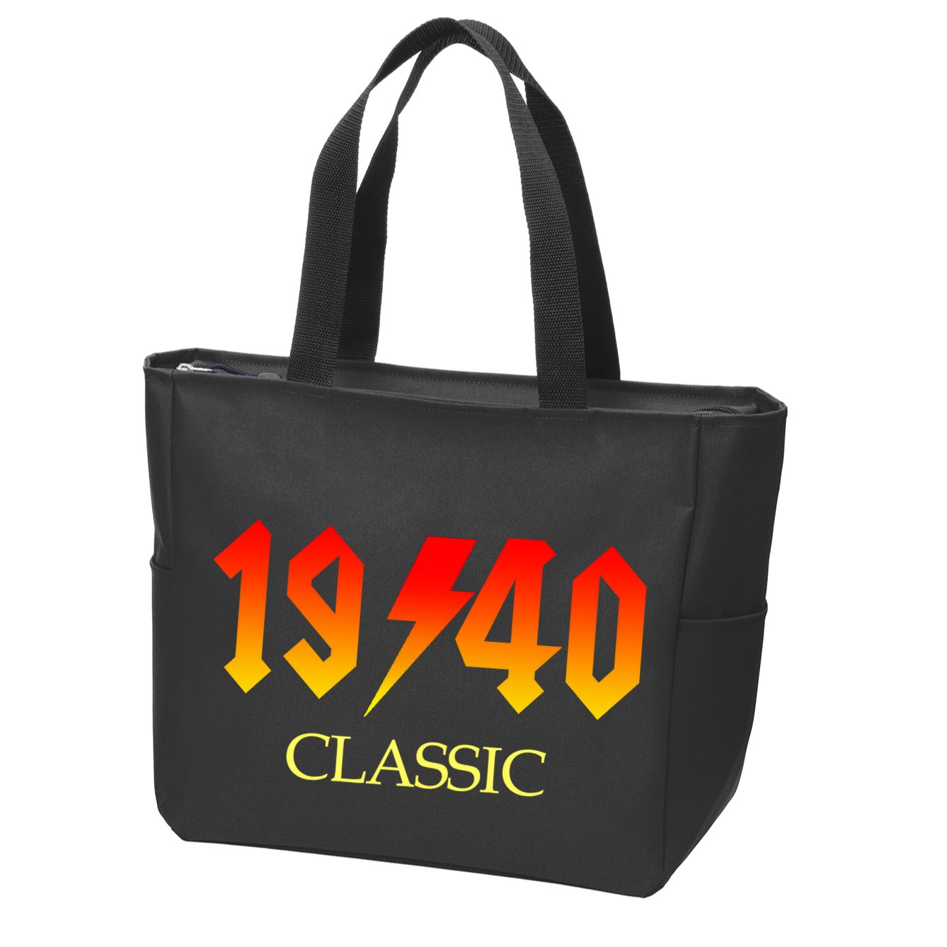 1940 Classic Rock 80th Birthday Zip Tote Bag