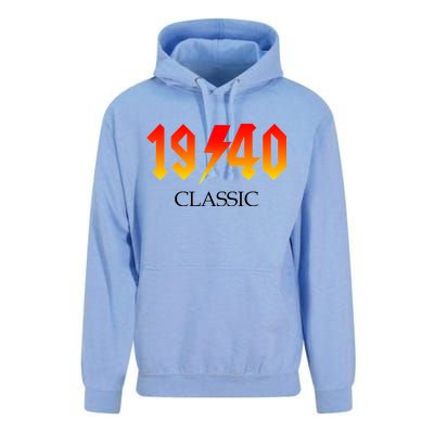 1940 Classic Rock 80th Birthday Unisex Surf Hoodie