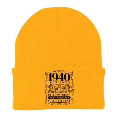 1940 Rare Limited Edition Legend 80th Birthday Knit Cap Winter Beanie