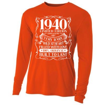 1940 Rare Limited Edition Legend 80th Birthday Cooling Performance Long Sleeve Crew