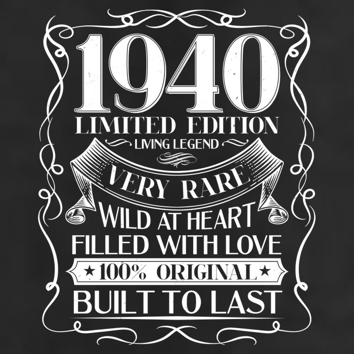 1940 Rare Limited Edition Legend 80th Birthday 7 Panel Mesh Trucker Snapback Hat