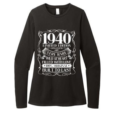 1940 Rare Limited Edition Legend 80th Birthday Womens CVC Long Sleeve Shirt