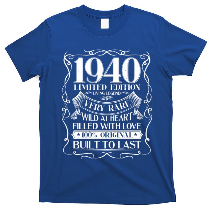1940 Rare Limited Edition Legend 80th Birthday T-Shirt