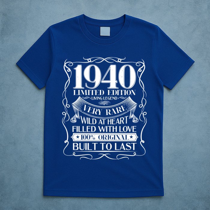 1940 Rare Limited Edition Legend 80th Birthday T-Shirt