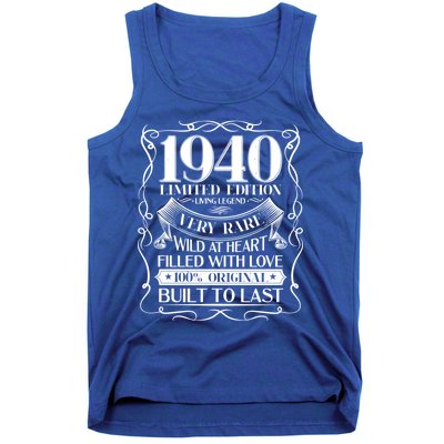 1940 Rare Limited Edition Legend 80th Birthday Tank Top