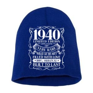 1940 Rare Limited Edition Legend 80th Birthday Short Acrylic Beanie