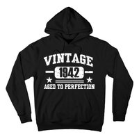 1942 Vintage Aged To Perfection Birthday Gift Hoodie