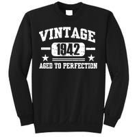 1942 Vintage Aged To Perfection Birthday Gift Sweatshirt