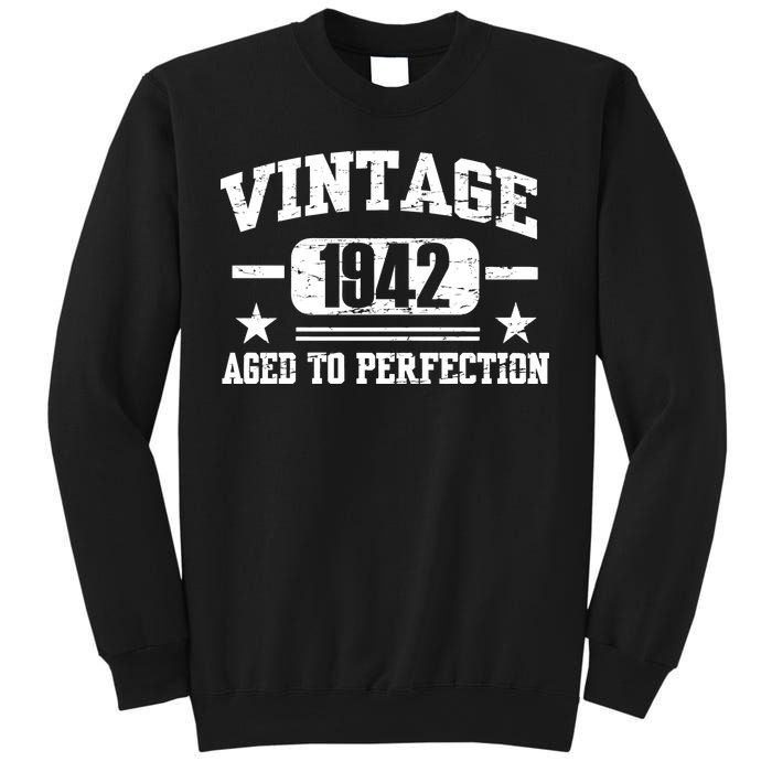 1942 Vintage Aged To Perfection Birthday Gift Sweatshirt