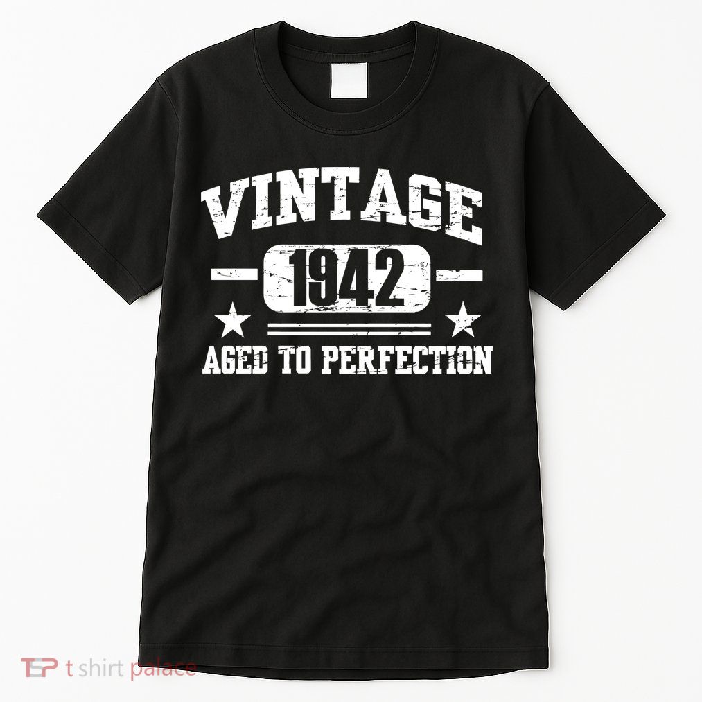 1942 Vintage Aged To Perfection Birthday Gift Tall T-Shirt