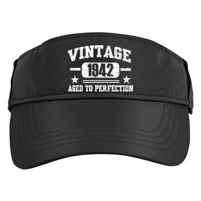 1942 Vintage Aged To Perfection Birthday Gift Adult Drive Performance Visor