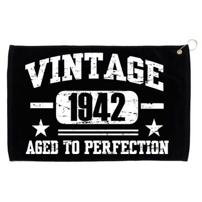 1942 Vintage Aged To Perfection Birthday Gift Grommeted Golf Towel